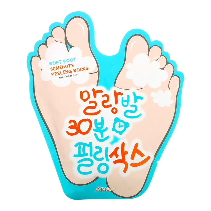 A'Pieu Soft Foot 30 Minute Peeling Socks Nudie Glow Australia