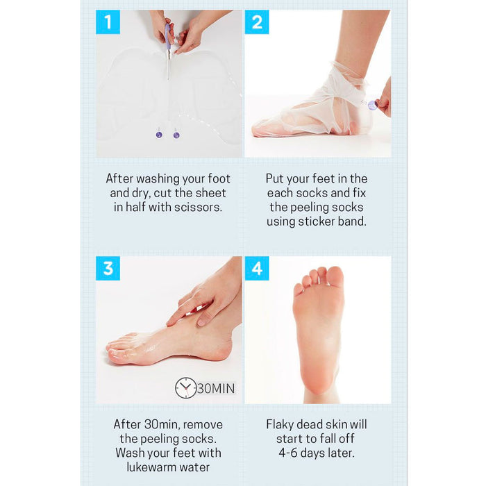 A'Pieu Soft Foot 30 Minute Peeling Socks Nudie Glow Australia