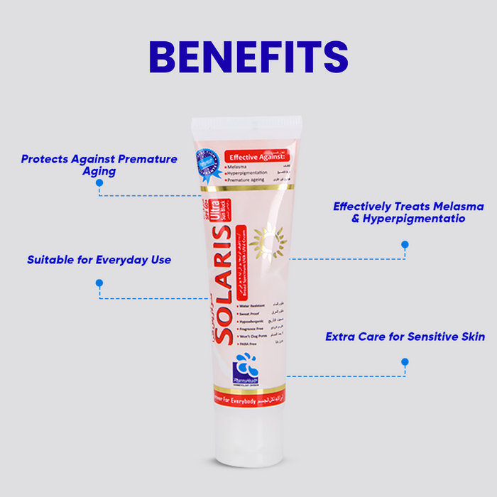 Solaris Ultra Sun Block Cream ( Prevents skin from tan and ultraviolet radiation )