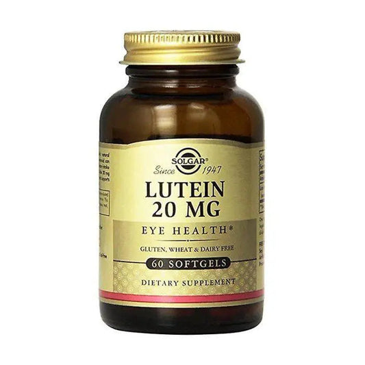Solgar Lutein 20 mg 60 Softgels Solgar