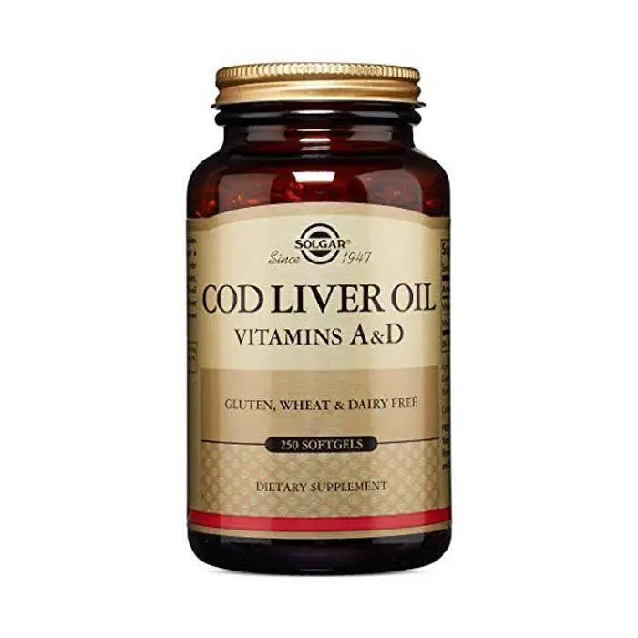 Solgar Norwegian Cod Liver Oil Softgels 250's Solgar