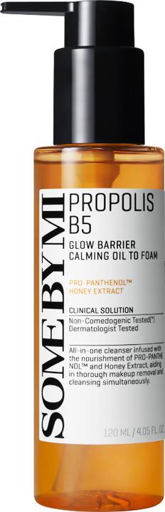 SOME BY MI Propolis B5 Glow Barrier Oil to Foam Cleanser 120ml