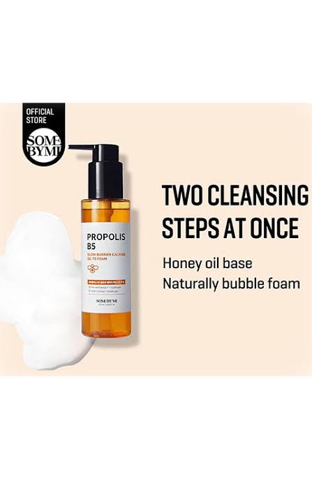 SOME BY MI Propolis B5 Glow Barrier Oil to Foam Cleanser 120ml