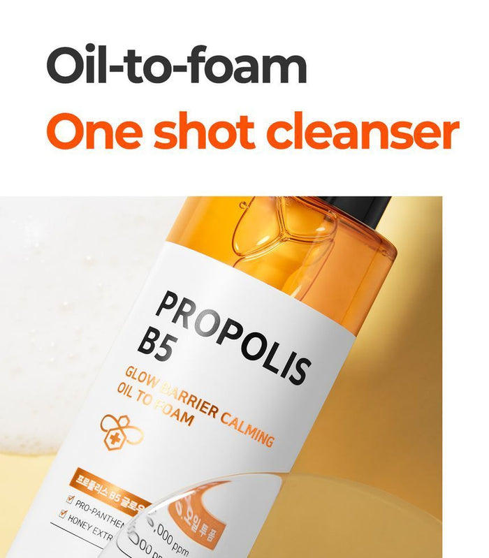 SOME BY MI Propolis B5 Glow Barrier Oil to Foam Cleanser 120ml