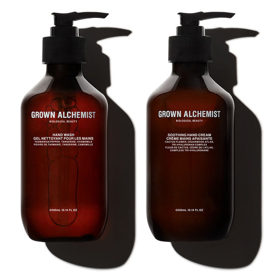 Grown Alchemist Soothe & Restore Hand Care Twinset Nudie glow Australia