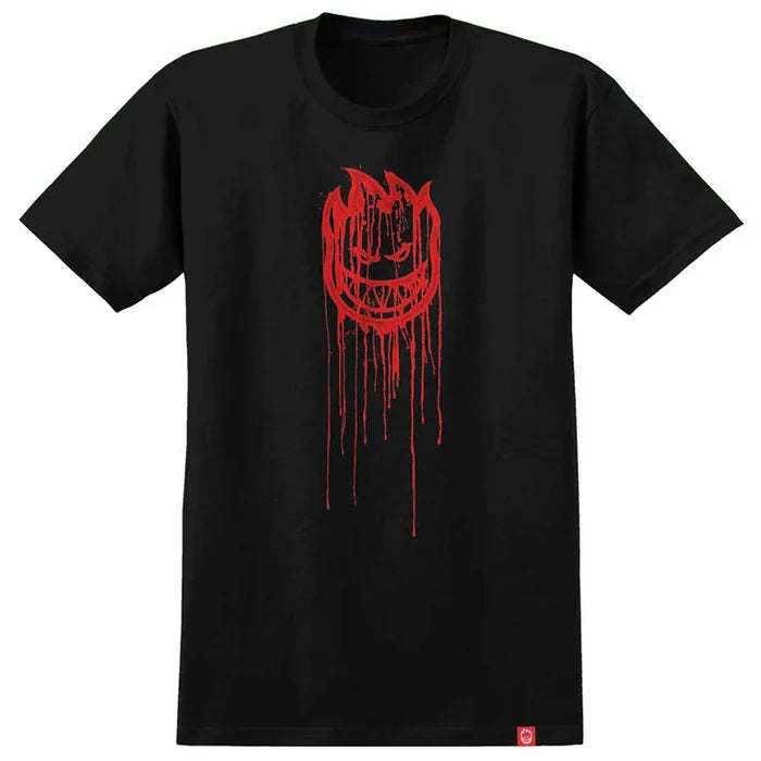 Spitfire Bighead Dripper Black Red Tee