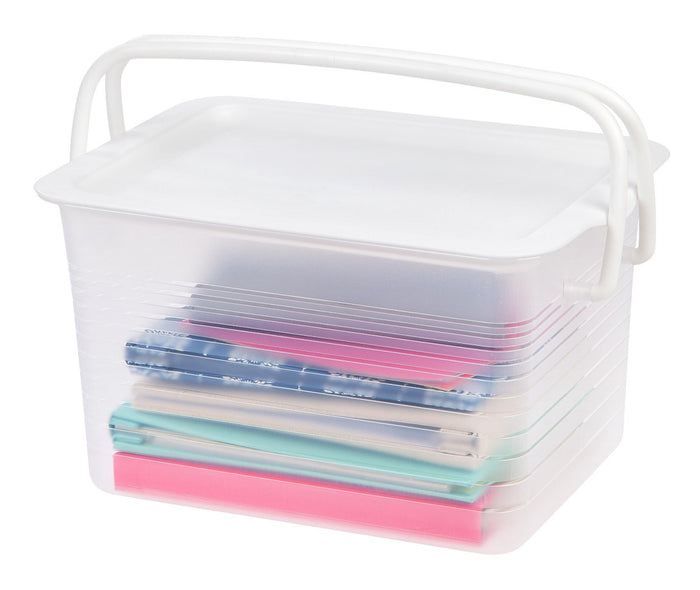 Stacking Basket - Medium - image 2#color_clear-white