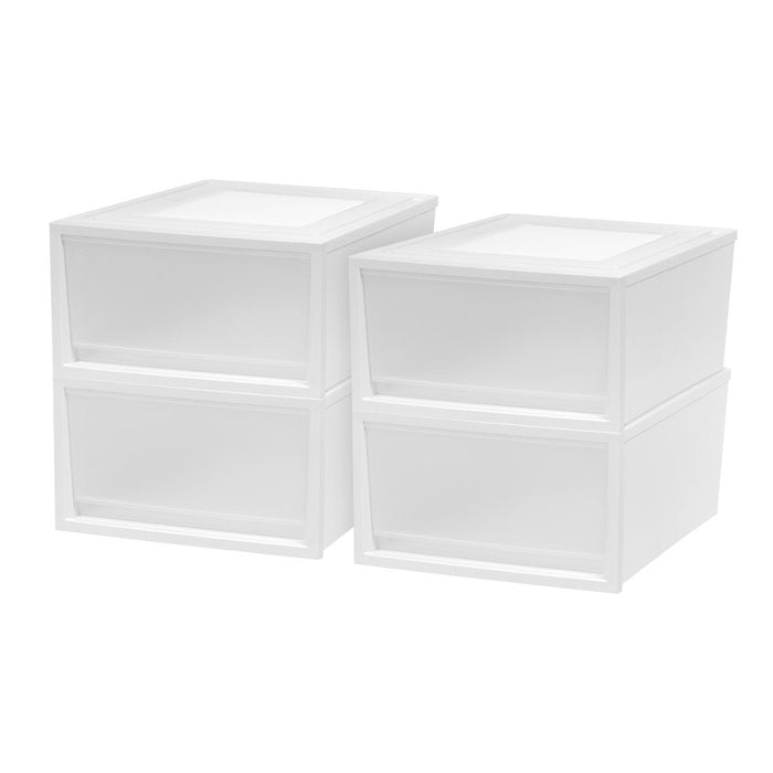Stacking Storage with Door - Nested 4 Pack - 42.5 QT - image 1