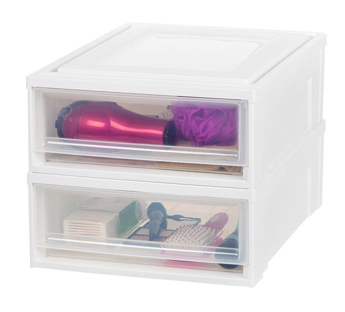 Stacking Storage with Drawer - 22 QT - IRIS USA, Inc.