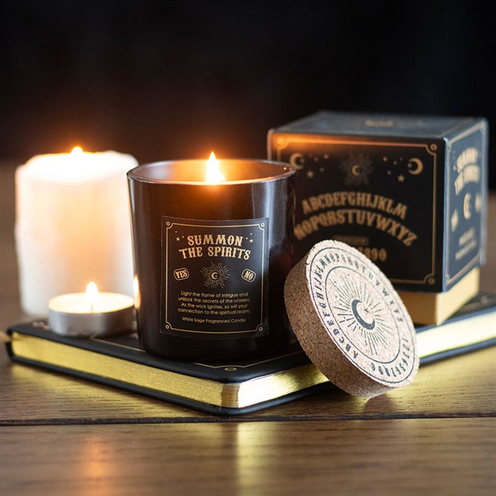 Summon the Spirits Talking Board White Sage Candle 🇬🇧