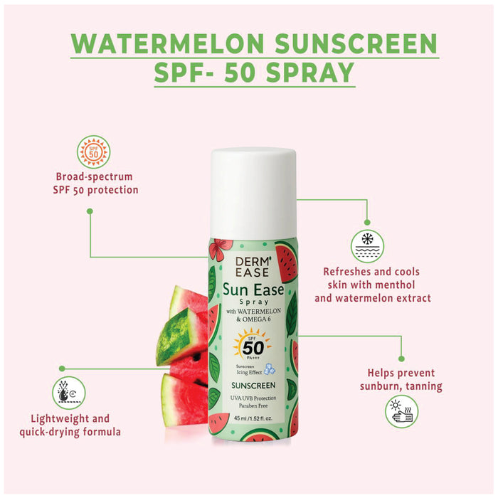 SUN EASE SPRAY SPF 50 PA+++ ( WITH WATERMELON & OMEGA 6 )