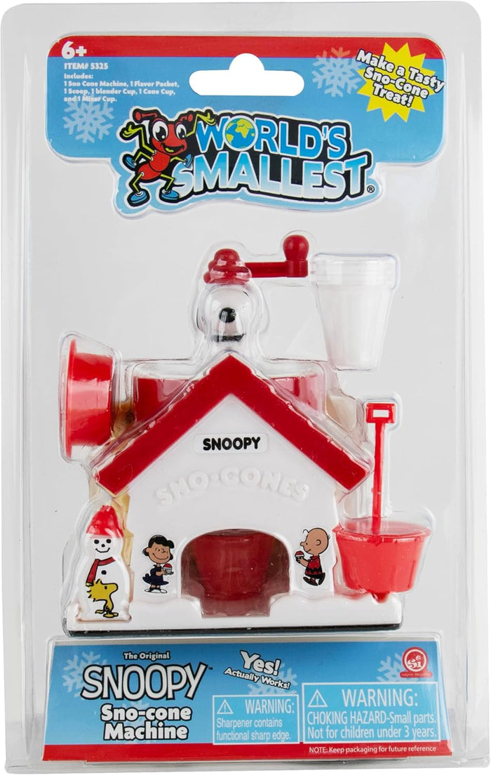 Super Impulse: World's Smallest - Snoopy Snow Cone Maker