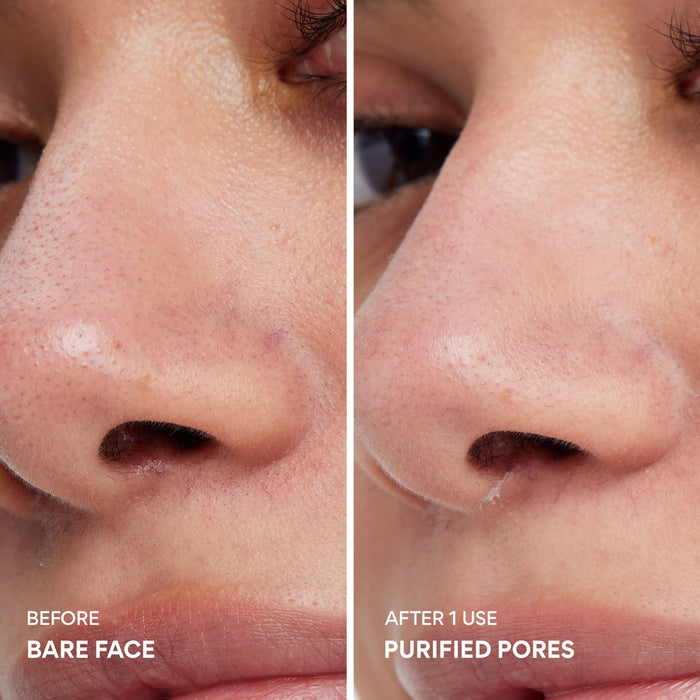 Super Volcanic Pore Clay Mask  ORIGINAL, before and after 1 use