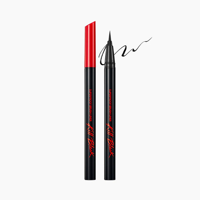 CLIO Superproof Brush Liner #01 KILL BLACK Nudie Glow Australia
