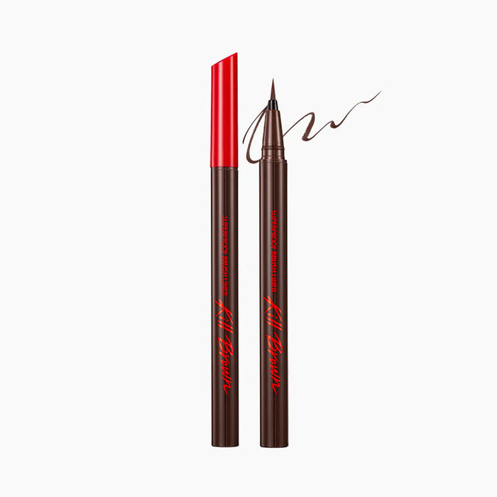 CLIO Superproof Brush Liner #02 KILL BROWN Nudie Glow Australia