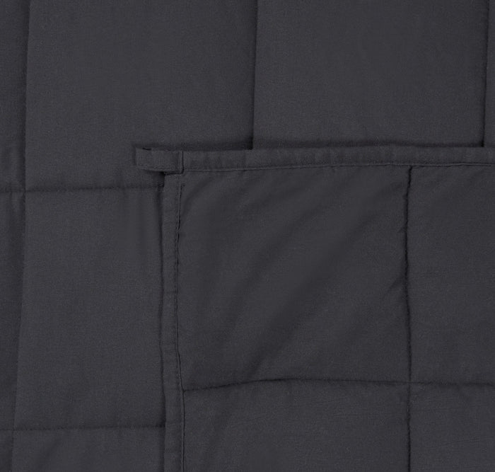 Supersoft Weighted 6kg Blanket, Charcoal - 125 x 180cm 🇬🇧