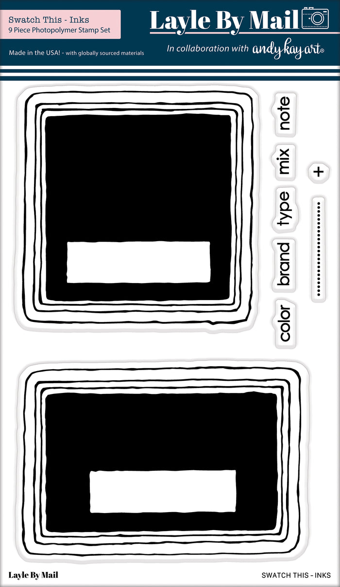 Swatch This - Inks 4x6 Stamp Set