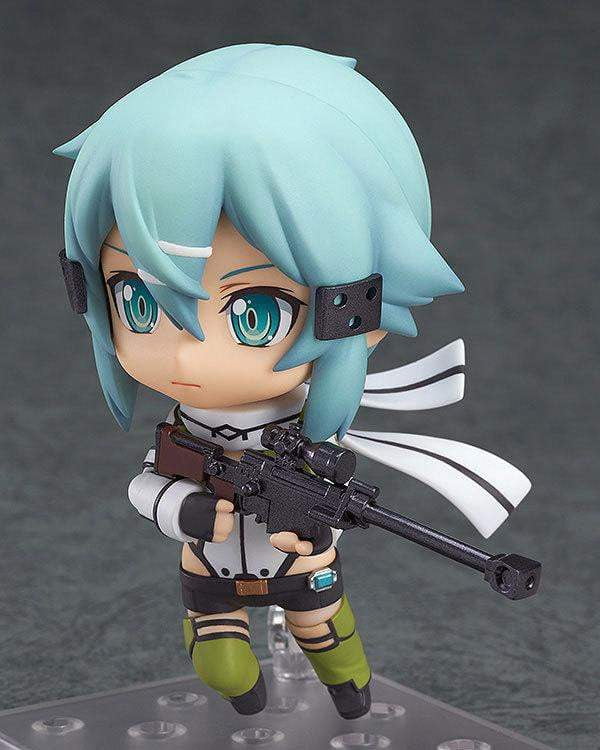 Nendoroid #452 Anime Sword Art Online II Gun Gale Online GGO Asada Shino Sinon PVC Action Figure - TheAnimeSupply