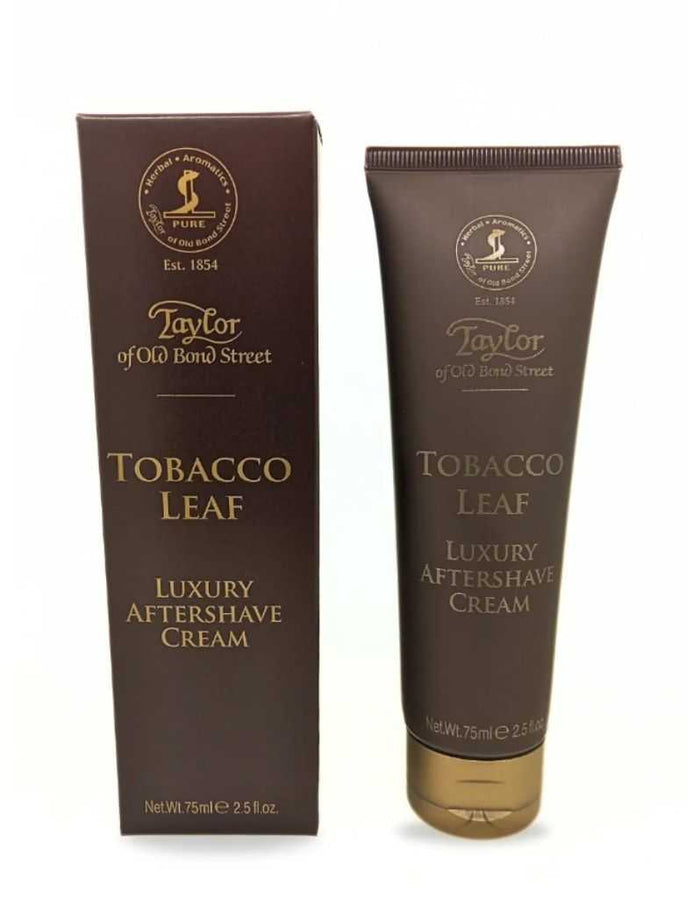 Tobacco Leaf After Shave Cream packaging
