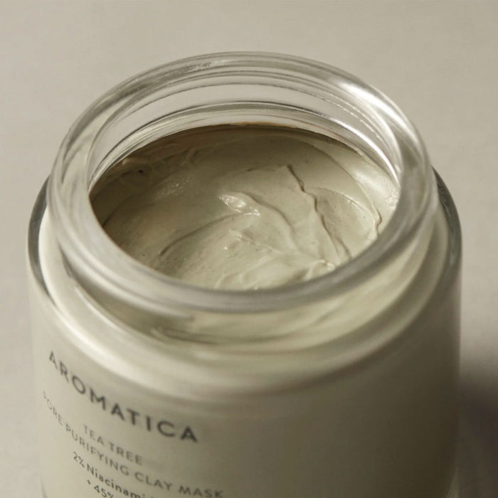AROMATICA Tea Tree Pore Purifying Clay Mask Nudie Glow Australia