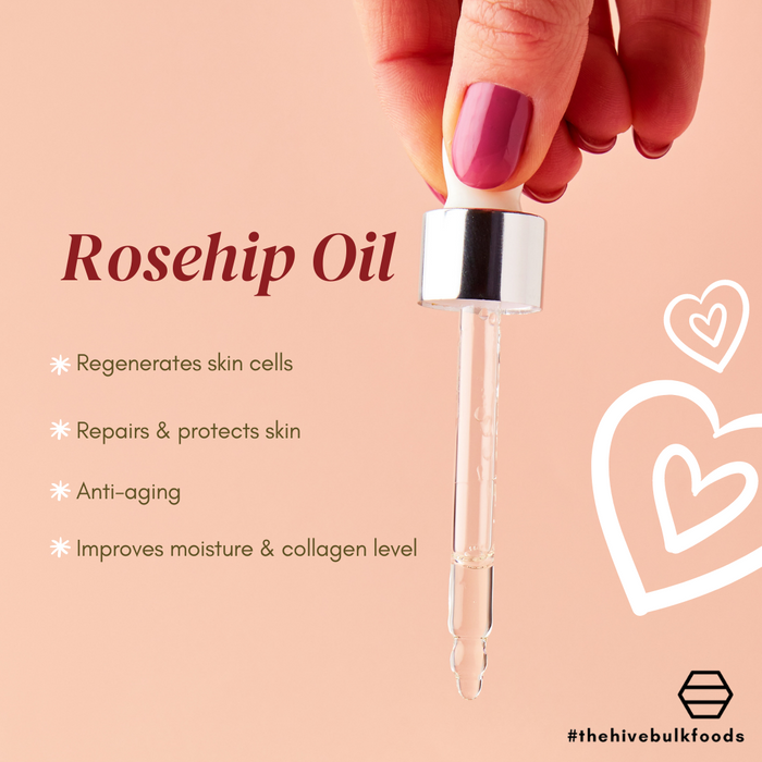 The Hive Rosehip Oil (15ml) - Thehivebulkfoods