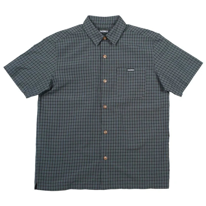 Theories Avignon S/S Flannel Button Up