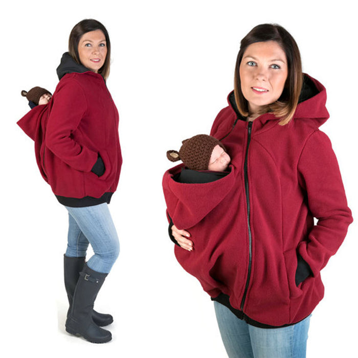 Three-in-one Multi-functional Mother Kangaroo Sweater Coat 🇨🇳