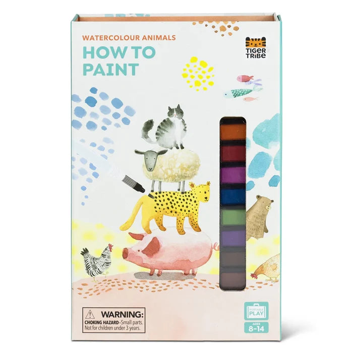Tiger Tribe: How to Paint - Watercolour Animals