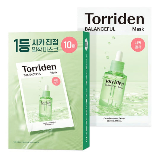 Torriden BALANCEFUL Cica Facial Masks 10 sheets