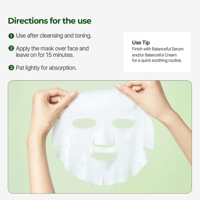 Torriden BALANCEFUL Cica Facial Masks 10 sheets