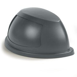 TRASHCAN/ INDOOR/ Centurian Half-Round, 21 gallon, Lid