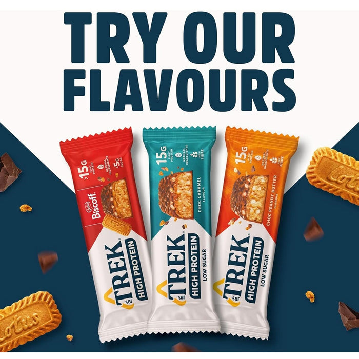 Trek High Protein Choc Caramel 12x55g