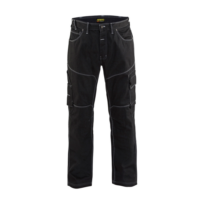 URBAN CORDURA DENIM PANTS - 9900-Black | Blaklader 16591140