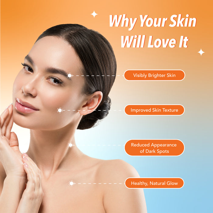 Vitamin C Skincare Combo Kit | Face Wash, Serum, Day Cream & Night Cream | For Bright & Glowing Skin with Pouch