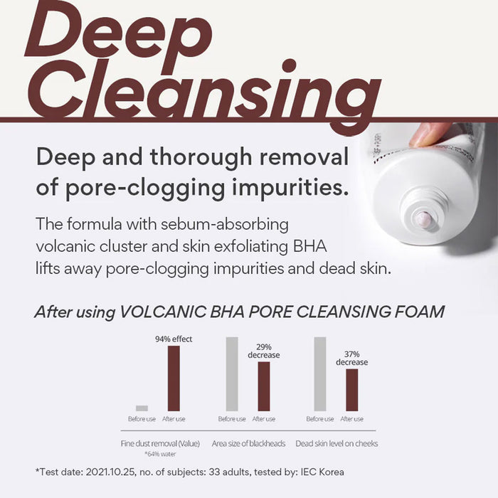 INNISFREE Volcanic BHA Pore Cleansing Foam Nudie Glow Australia