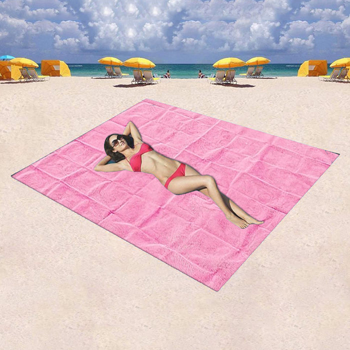Waterproof Magic Sand Free Beach Mat 150 x 200cm Sand Blanket Mat for Picnic Camping 🇨🇳