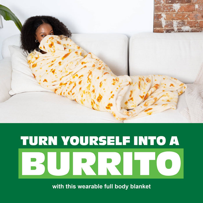 WDYM: Cozy Concepts Co. Burrito Comfort Blanket 65"