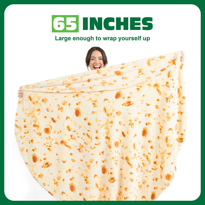 WDYM: Cozy Concepts Co. Burrito Comfort Blanket 65"
