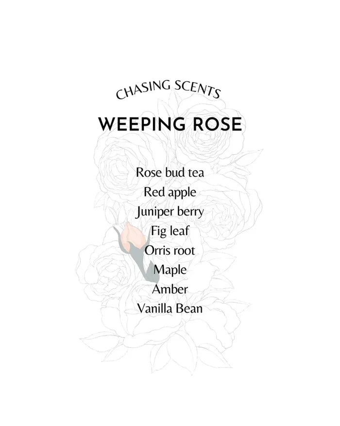 Chasing Scents Weeping Rose Notes