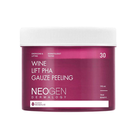 Neogen Wine Lift PHA Gauze Peeling Pads Nudie Glow Australia