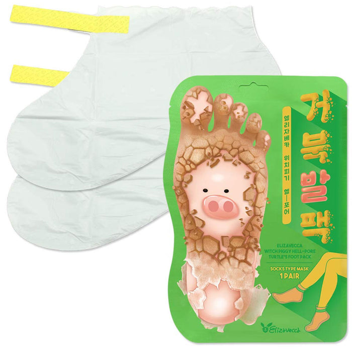 Elizavecca Witch Piggy Hell-Pore Turtle Foot Pack Nudie Glow Australia