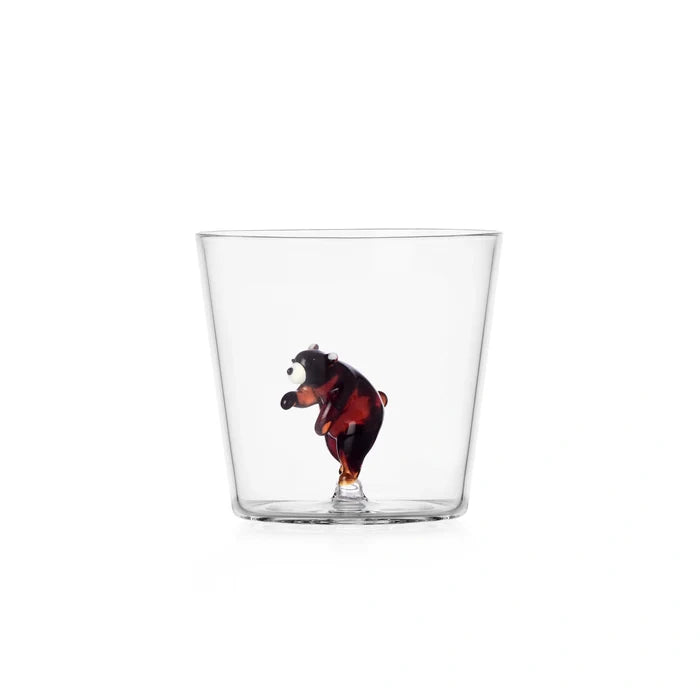 WOODLAND TALES TUMBLER BROWN BEAR