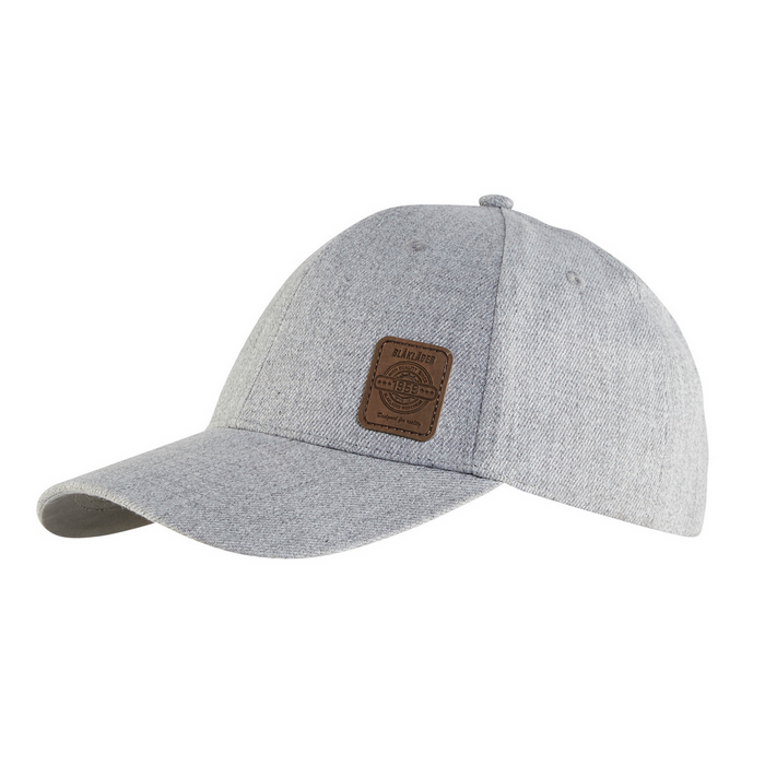 WOOL BASEBALL CAP - 9000-Grey Melange | Blaklader 20542870
