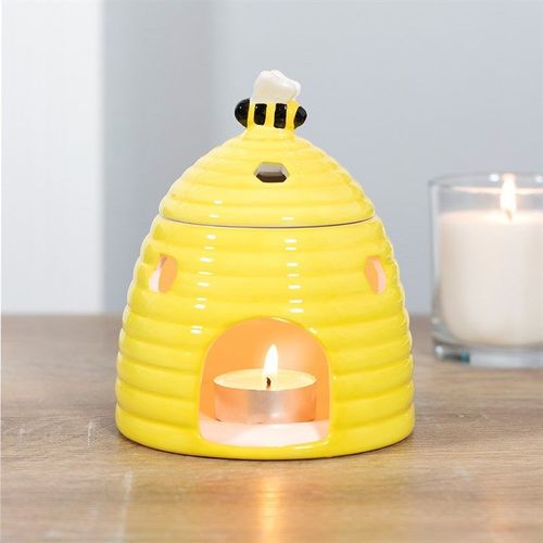 Yellow Beehive Oil Burner 🇬🇧