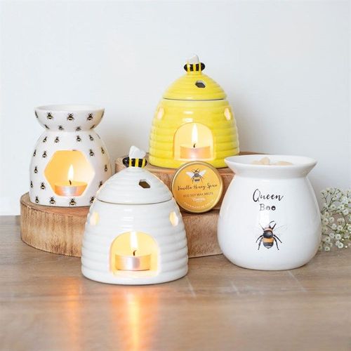 Yellow Beehive Oil Burner 🇬🇧