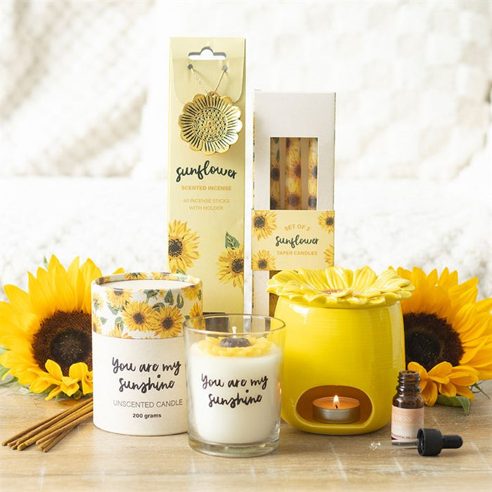 You Are My Sunshine Candle with 3D Sunflower 🇬🇧