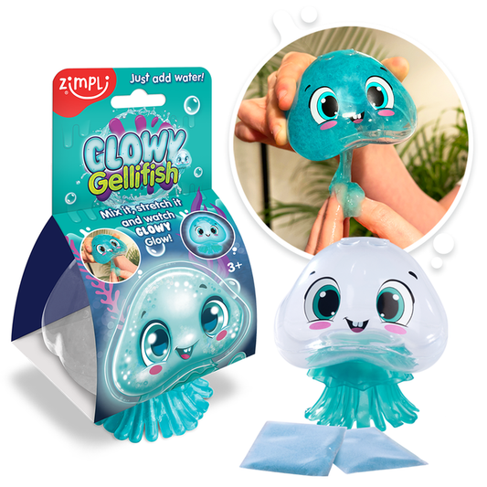 Zimpli Kids: Glowy Gellifish With Glow In The Dark Sensory Slime