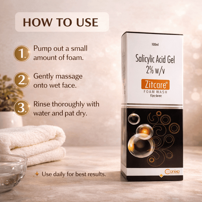 Zitcare Foam Wash - Cosmosentials